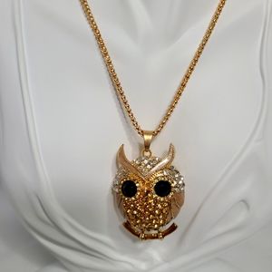 Vintage Owl Necklace